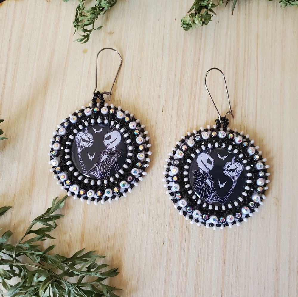 Jack nightmare before Christmas earrings